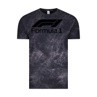 Cloud Black formula 1 Vintage Tee - linhVisuals