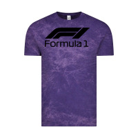 Cloud Purple formula 1 Vintage Tee - linhVisuals