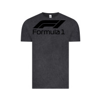 Vintage Black formula 1 Vintage Tee - linhVisuals