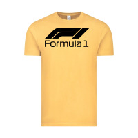 Vintage Mustard formula 1 Vintage Tee - linhVisuals