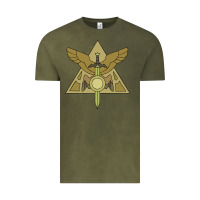 Vintage Olive hexside covens Vintage Tee - linhVisuals