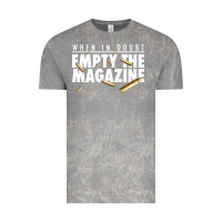 Cloud Rock when in doubt empty the magazine Vintage Tee - linhVisuals