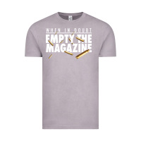 Vintage Zinc when in doubt empty the magazine Vintage Tee - linhVisuals