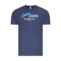 Vintage Denim roadhouse double deuce Vintage Tee - linhVisuals