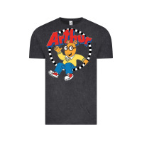 Vintage Black Funko Up Arthur Vintage Tee - linhVisuals