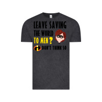 Vintage Black the incredibles glitter Vintage Tee - linhVisuals
