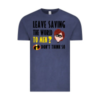 Vintage Denim the incredibles glitter Vintage Tee - linhVisuals
