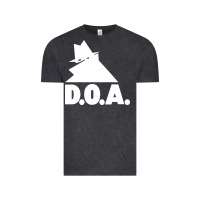 Vintage Black the doa punk new silhouette design Vintage Tee - linhVisuals