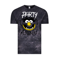 Cloud Black the muppets party animal Vintage Tee - linhVisuals