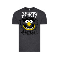 Vintage Black the muppets party animal Vintage Tee - linhVisuals
