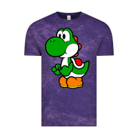 Cloud Purple Yoshi Green Vintage Tee - linhVisuals
