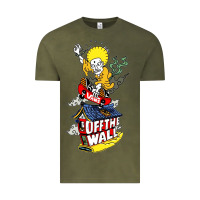 Vintage Olive #vans off the wall Vintage Tee - linhVisuals