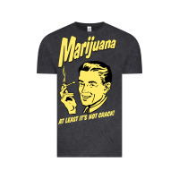 Vintage Black the marijuana weed Vintage Tee - linhVisuals