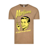 Vintage Coffee the marijuana weed Vintage Tee - linhVisuals