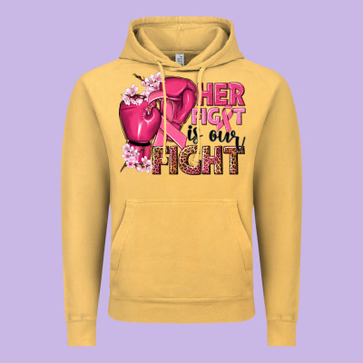 Her Fight Is Our Fight Vintage Hoodie Designed By Nancycooperartshop