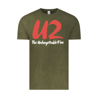 Vintage Olive U two unforgettable fire Vintage Tee - linhVisuals