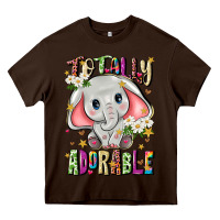 Chocolate Brown totally adorable Heavy Core Tee - JahusDesignShop