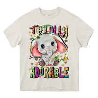 Cream totally adorable Heavy Core Tee - JahusDesignShop