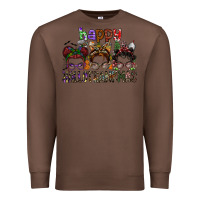 Chestnut happy hallothanksmas Premium Sweatshirt - SublimationCraftShop
