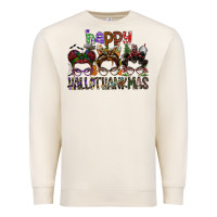 Sandshell happy hallothanksmas Premium Sweatshirt - SublimationCraftShop