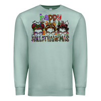 Seafoam happy hallothanksmas Premium Sweatshirt - SublimationCraftShop