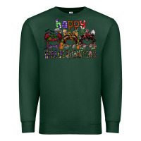 Sports Green happy hallothanksmas Premium Sweatshirt - SublimationCraftShop