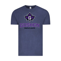 Vintage Denim goshen college maple leafs2 vectorized Vintage Tee - linhVisuals