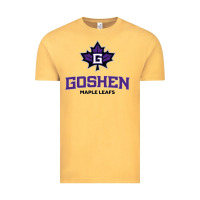 Vintage Mustard goshen college maple leafs2 vectorized Vintage Tee - linhVisuals
