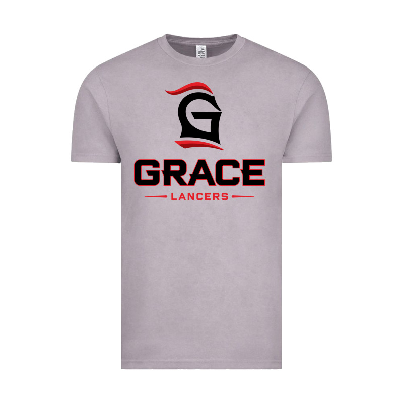 Grace College & Seminary Lancers1 Vectorized Vintage Tee by linhVisuals | Teevron