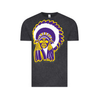 Vintage Black haskell indian Vintage Tee - linhVisuals