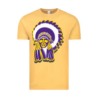 Vintage Mustard haskell indian Vintage Tee - linhVisuals