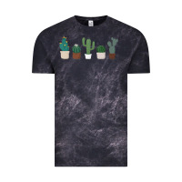 Cloud Black cute plant Vintage Tee - linhVisuals