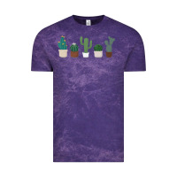 Cloud Purple cute plant Vintage Tee - linhVisuals