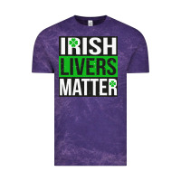 Cloud Purple irish livers matter   funny st patricks day irish drinking t shirts te Vintage Tee - linhVisuals