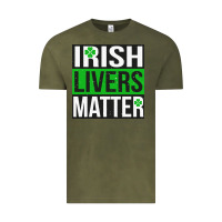 Vintage Olive irish livers matter   funny st patricks day irish drinking t shirts te Vintage Tee - linhVisuals