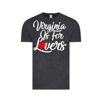 Vintage Black virginia is for lovers Vintage Tee - linhVisuals