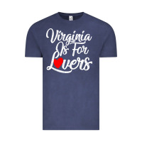 Vintage Denim virginia is for lovers Vintage Tee - linhVisuals