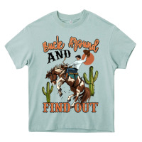 Arona buck around and find out rodeo cowboy Heavy Core Tee - MaliasSmallBusiness