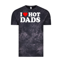 Cloud Black i love hot dads shirt i heart Vintage Tee - linhVisuals