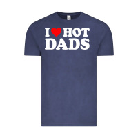 Vintage Denim i love hot dads shirt i heart Vintage Tee - linhVisuals