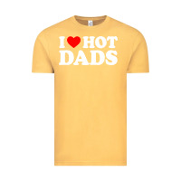 Vintage Mustard i love hot dads shirt i heart Vintage Tee - linhVisuals