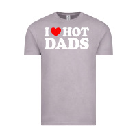 Vintage Zinc i love hot dads shirt i heart Vintage Tee - linhVisuals