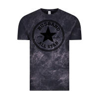 Cloud Black all star husband Vintage Tee - linhVisuals