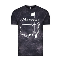Cloud Black MASTER GOLF TOURNAMENT Vintage Tee - linhVisuals