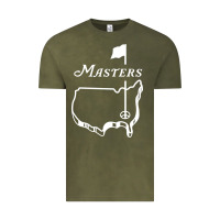 Vintage Olive MASTER GOLF TOURNAMENT Vintage Tee - linhVisuals
