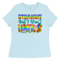 Baby Blue LGBTQ+ Straight But I Don't Hate Ladies Tee - BundleAndBundleShop