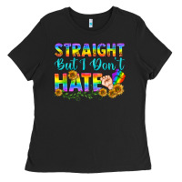 Black LGBTQ+ Straight But I Don't Hate Ladies Tee - BundleAndBundleShop