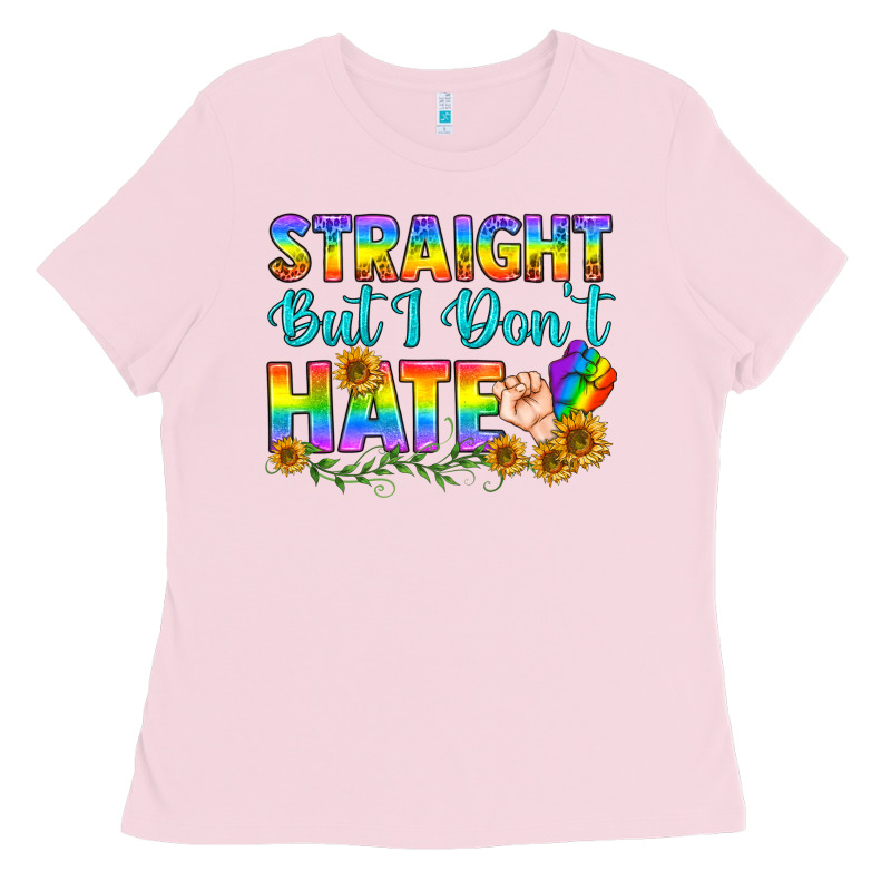 Lgbtq+ Straight But I Don't Hate Ladies Tee by BundleAndBundleShop | Teevron