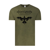 Vintage Olive HORIZON FORBIDDEN WEST Vintage Tee - linhVisuals