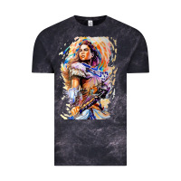 Cloud Black ALOY - HORIZON FORBIDDEN WEST Vintage Tee - linhVisuals